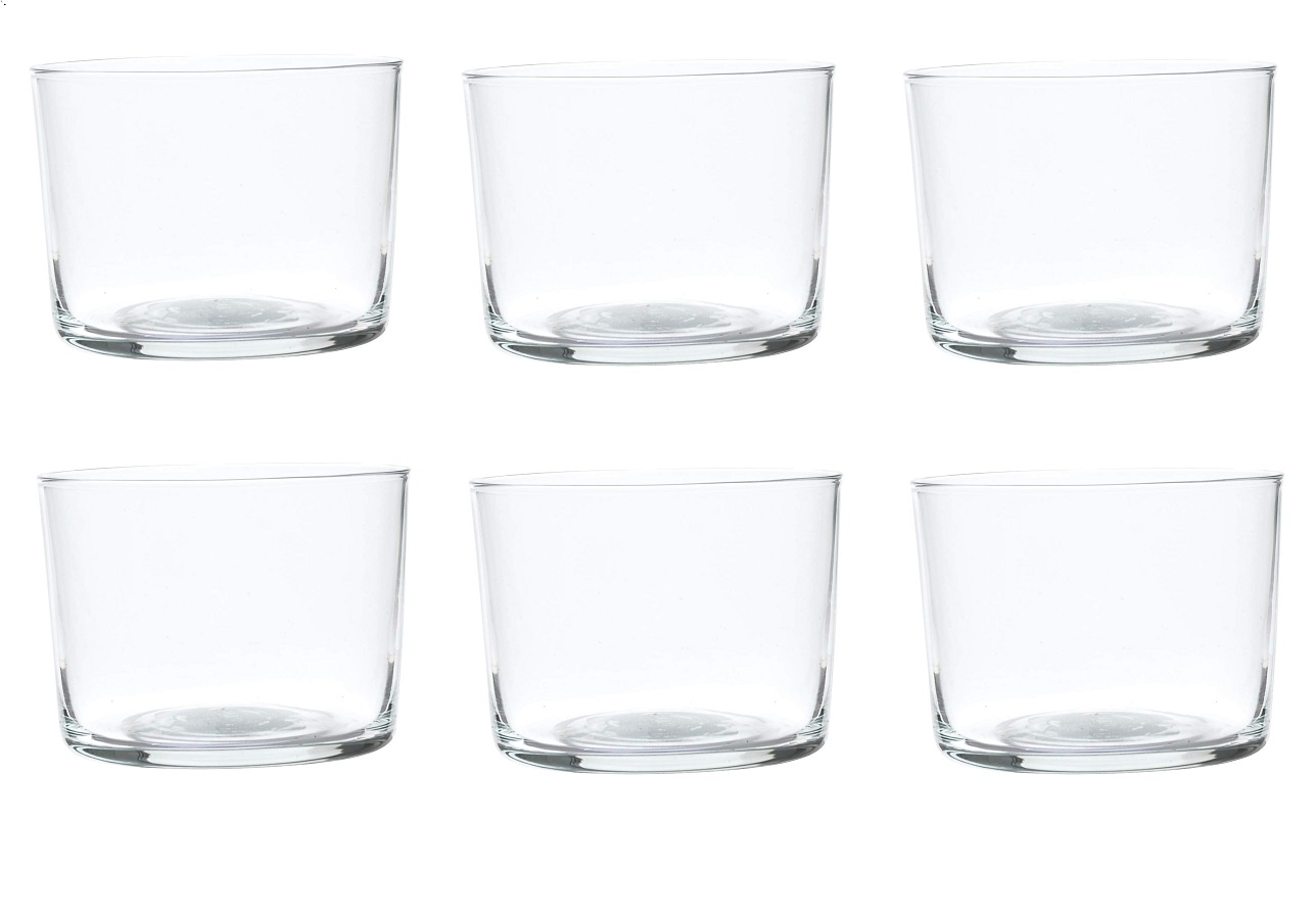 Excelsa set 6 Bicchiere liquore vetro neutro New York cl 22 cod.42542